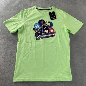 BMW Motorsport Racing T Shirt Green *New With Defect* Men’s Medium